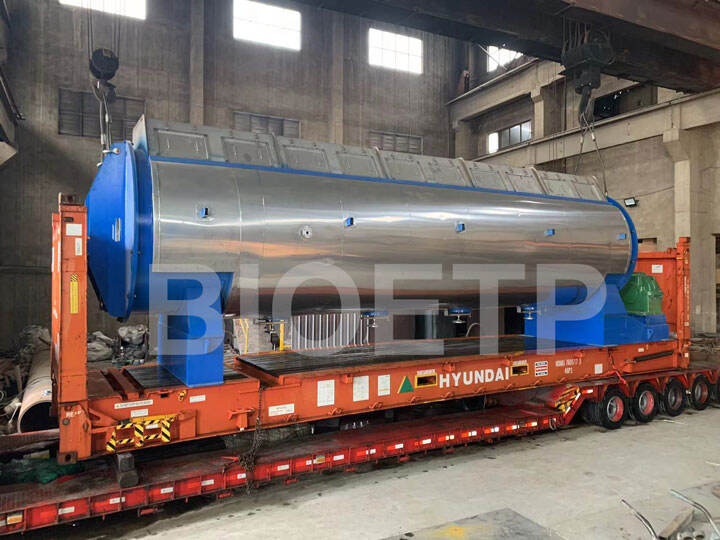 A 120T/24h Processing Capacity Disc Sludge Dryer For Sale To India