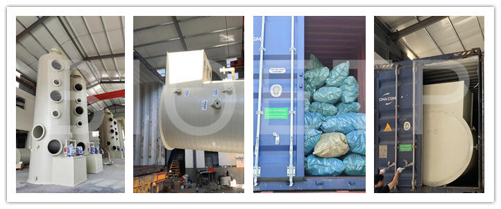 wet scrubber towers shipping to India